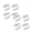 Silver*8, variant on 4 Pcs Table Cloth Holder Clips, Leaf Shape Picnic Tablecloth Clip Outdoor Large Heavy Duty Stainless Steel Decorative Cover Clamp Pin for Party Wedding Restaurant Camping