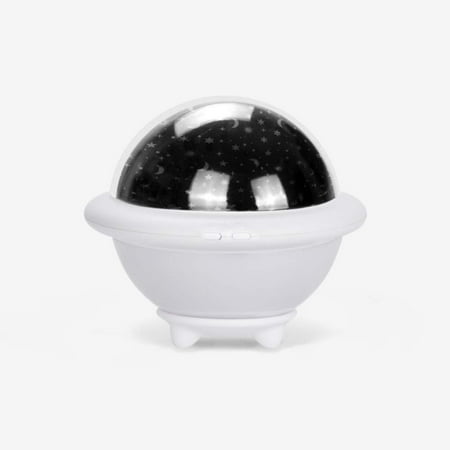 

Reactionnx UFO Night Light Projector USB Decorative Lighting Music Speaker Star Lights Remote Control Audio Rotary Projector Table Lamp Gifts for Kids Family and Friends