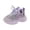 Purple, variant on YDFCWXW Girls Bow Lace Elegant Sneakers Sole Non Slip Running Birthday Sport Shoes Kids Ankle Breathable Sneakers (Purple, 12.5)