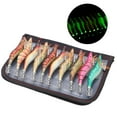 thumbnail image 3 of Cebo de pesca luminoso suave y luminoso juego de señuelos para camarones Aparejos de pesca Señuelos para camarones suaves Juego de cebo para camarones para pesca de lubina ANGGREK Otros, 3 of 8