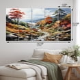 thumbnail image 4 of Designart "Smoky Mountains Forest Great wall art I" Landscapes Metal Wall Decor Set, 4 of 5