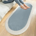 thumbnail image 6 of Specollect Non Slip Soft Rugs for Bedroom Living Room,Oval Throw Rug for Kids Room,Shag Hallway Runner Rug,Small Soft Shaggy Bedside Non-Slip Plush Dorm Carpet Home Decor Aesthetic Water Absorption, 6 of 7