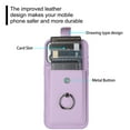 thumbnail image 3 of Dteck Wallet Case for iPhone 15 Pro,Shoockproof Magnetic Closure Card Slot Case with 360°Rotating Kickstand Lightweight Leather Back Phone Cover for iPhone 15 Pro,Purple, 3 of 9
