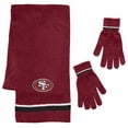 thumbnail image 1 of San Francisco 49ers Scarf and Glove Gift Set Chenille, 1 of 1