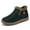 Blue, variant on Gyexs Snow Boots for Women Waterproof, Winter Shoes for Women 2025 Dressy, Fuzzy, Slip-On, Chukka, Cap Toe, Winter Clothes, Black, Size 8
