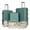 Green-6, variant on Travelhouse 3 Piece Hardshell Luggage Set Hardside Lightweight Suitcase with Lock Spinner Wheels and 2 Packing Cubes.(Blue)