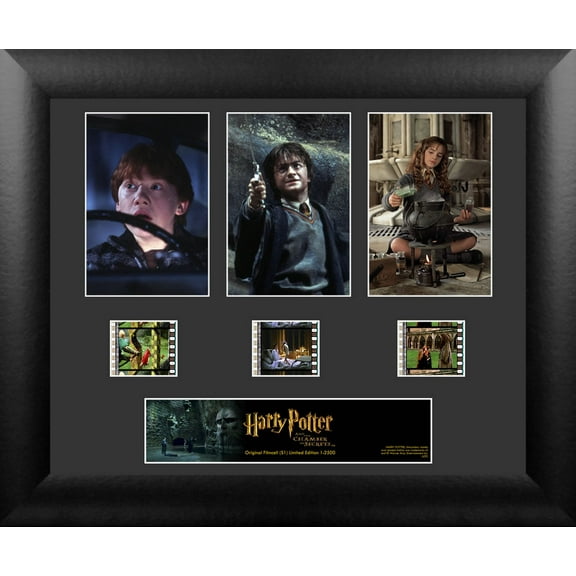 Harry Potter and the Chamber of Secrets (S1) Limited Edition 3 Cell Standard FilmCells Wall Art Presentation