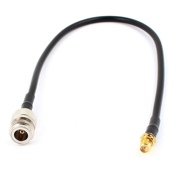 Adaptador de conector hembra a RP-SMA hembra, cable coaxial RG58 de 40 cm