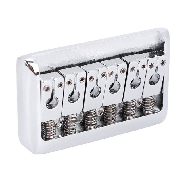 Keenso Durable Guitar Bridge Precision, Guitar Bridge, Convenient Assemble Guitars Playing For 6-String Electric Guitars For Music Lover
