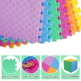 thumbnail image 2 of BalanceFrom Anti Slip 72 Sq Ft EVA Foam Exercise Mat Tiles, 2 of 7
