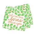 thumbnail image 2 of June Clever Farmer's Market Collection Olive Me Loves Olive You Napkins, 2 of 2