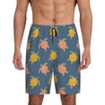 thumbnail image 3 of Lsque Cute Turtle Mens Sleep Pajama Shorts,Short Pajama Pants, Cotton Ultra-Soft Knit-3X-Large, 3 of 9