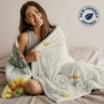 thumbnail image 2 of Farmhouse Fall Thanksgiving Throw Blankets, Orange White Blue Pumpkins Sunflower Soft Fleece Blanket Decorative for Home Sofa Couch Chair Living Bedroom, 50x60 inches,, 2 of 8