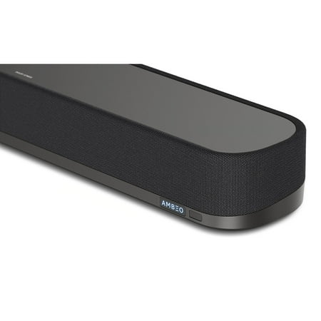 Sennheiser - AMBEO Soundbar Mini Compact Device with Adaptive Features and Multiple Connectivity - Black