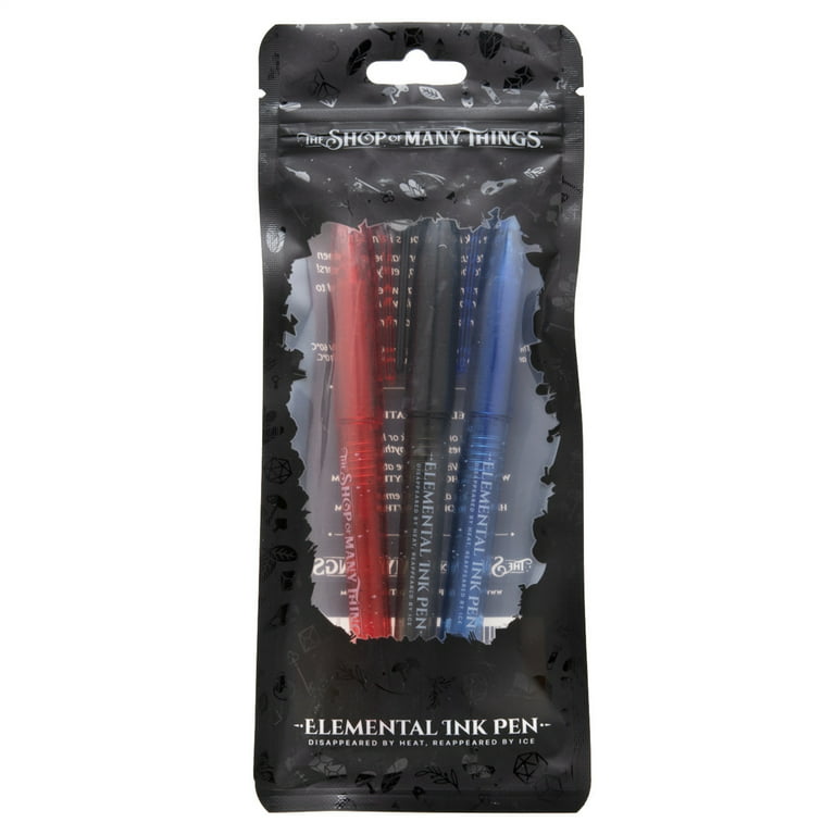 Elemental Ink Pens: Your writing disappears with heat and reappears with  cold!