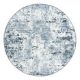 thumbnail image 3 of Unique Loom Eos Collection Area Rug - Borealis (5' Round Vintage Blue/Ivory), 3 of 7