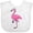 AA-White, variant on Inktastic Ladylike Flamingo Boys or Girls Baby Bib