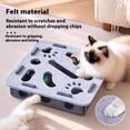 thumbnail image 2 of Billuyoard Juguete de ejercicio para gatos con forma de laberinto, caja de rompecabezas de fieltro, seguro y duradero para gatos de interior, Juguetes para gatos tipo+2, 2 of 6