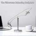 thumbnail image 4 of Kinetic Fishing Sculpture - Balance Art for Your Space, 2025 Fisherman Home Decoration, 4 of 5