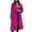 Hot Pink, variant on Herrnalise Jackets For Women Casual And Fashionable Solid Color Long Suit Collar Woolen Coat For Women Shackets For Women 2024 fall Hot Pink,S