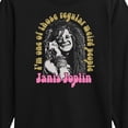 thumbnail image 3 of Janis Joplin - One Of Those Regular Weird People - Toddler And Youth Long Sleeve Graphic T-Shirt, 3 of 5
