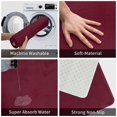thumbnail image 4 of Front Door Mat Indoor Outdoor Outside Entrance - 16*24in Washable Maroon Thin Bathroom Rugs Fit Under Door, Bath Rugs for Bathroom, Kitchen Rugs Mats for Floor, 4 of 6