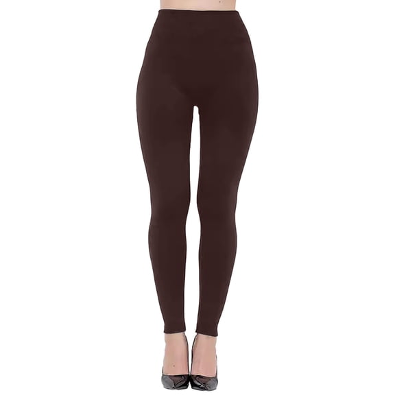 Outfmvch Womens Sweatpants Butt Lifting Leggings for Women Workout Leggings for Women Fluffy Tights Hiking Pants Women High Waisted Leggings for Women Fleece Lined Leggins Brown Xl