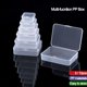 thumbnail image 2 of Caja de almacenamiento de PP, Mini contenedor de caja de plástico transparente, caja de embalaje rectangular cuadrada para joyería, cuentas, artículos pequeños, 5 uds./10 Uds., 2 of 5