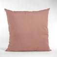 thumbnail image 5 of Plutus Baby Pink Solid Shiny Velvet Luxury Throw Pillow - Double sided 20" x 20", 5 of 5