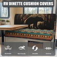 thumbnail image 4 of Garronmavis Aztec Bear RV Dinette Cushion Covers Beach Camper Cushion Slipcovers 2 Pack Soft RV Dinette Couch Covers for RV Camper Accessories, 4 of 7