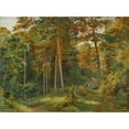 thumbnail image 3 of Ivan Ivanovich Shishkin 18x14 Black Modern Framed Museum Art Print Titled - The Mill in the Forest, 3 of 5