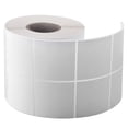 thumbnail image 3 of FELTECHELECTR 2000Pcs White Copper Paper Printer Tape Barcode Labels for Barcode Labeling, 3 of 8