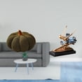 thumbnail image 2 of Cojín decorativo de calabaza de Halloween, estatua de bailarina, figura de resina, adorno de arte moderno, material suave único, ideal para la sala de, 2 of 8