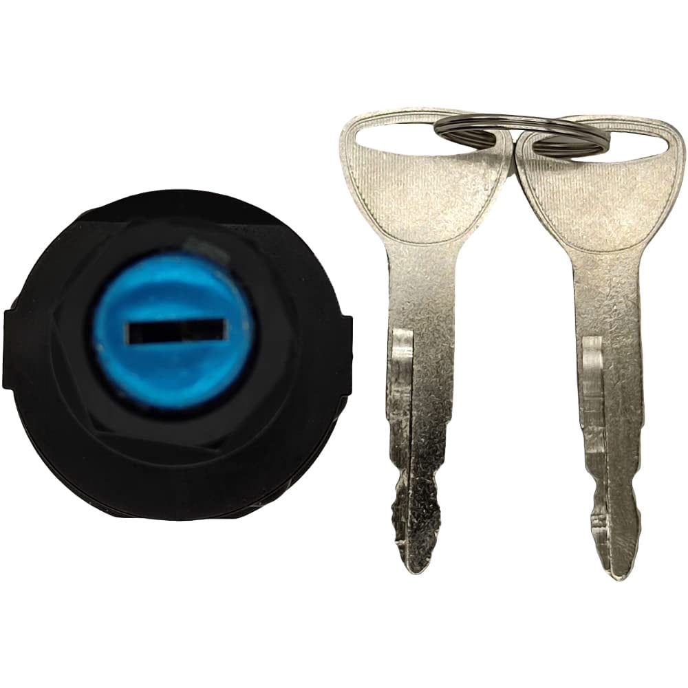 XYZIL Ignition Starter Switch with 2 Key 57590-23340-71 57590-23342-71 57590-23343-71 Compatible with Toyota Forklift 7 & 8 Series 7FGCU25 7FGCU15 7FGCU30 7FG25
