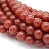 Red Carnelian Beads - Natural Round Gemstones - 4Mm 6Mm 8Mm 10Mm 12Mm - - 8Mm 15" Strand