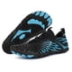thumbnail image 4 of Zapatos acuáticos unisex cómodos para la playa (37, negro y azul), 4 of 9