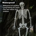 thumbnail image 6 of DUNCHATY 3FT + 5.5FT Poseable Human Skeletons Set, Realistic Bone Joints, Lightweight Indoor/Outdoor Halloween Props for Trees, Porch, Party Decor, 6 of 9