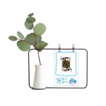 thumbnail image 1 of Club J Motif Cartes à Jouer Vase Suspendu en Verre Transparent Bouteille de Décoration, 1 of 2