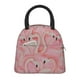 thumbnail image 1 of Fotbe Flamingos Bolsa de Almuerzo con Estampado, Lonchera Aislada, Contenedor de Comida Reutilizable Tipo Cooler a Prueba de Fugas, 1 of 6