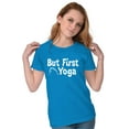 thumbnail image 3 of 1st Yoga Relaxing Meditation Namaste Womens Slim Fit Graphic Tee Brisco Brands S, 3 of 4