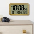thumbnail image 3 of Reloj despertador digital con Fecha Temperatura Interior perfecl 20,1x12,4x2,6 cm, 3 of 8