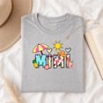 thumbnail image 3 of Jollimate Mimi Shirt Women, Cute Summer Beach Graphic Tee, Floral Pineapple Alphabet T-Shirt, 3 of 6