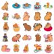 thumbnail image 5 of Calcomanías Capybara 100pcs Decalas Multifunción para Botella Portátil, 5 of 9