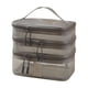 thumbnail image 2 of Bolsa de malla para artículos de tocador, bolsa de almacenamiento de cosméticos multicapa para viajes de negocios, gran capacidad, portátil, para artículos diversos., 2 of 6