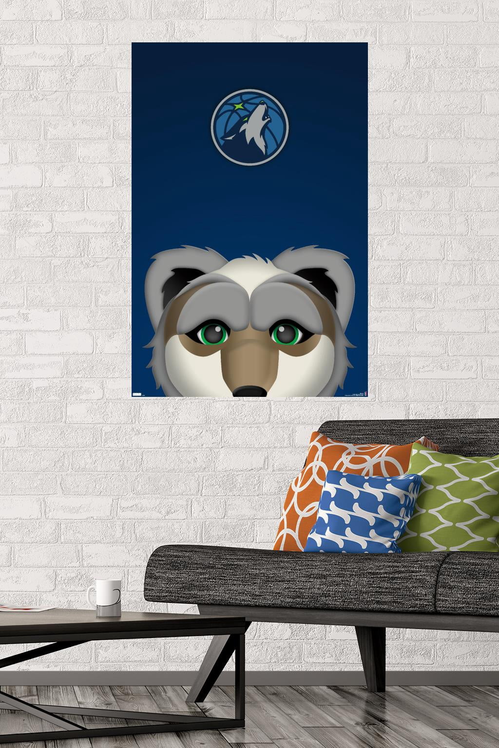 NBA Minnesota Timberwolves - S. Preston Mascot Crunch 23 Wall Poster, 22.375" x 34"