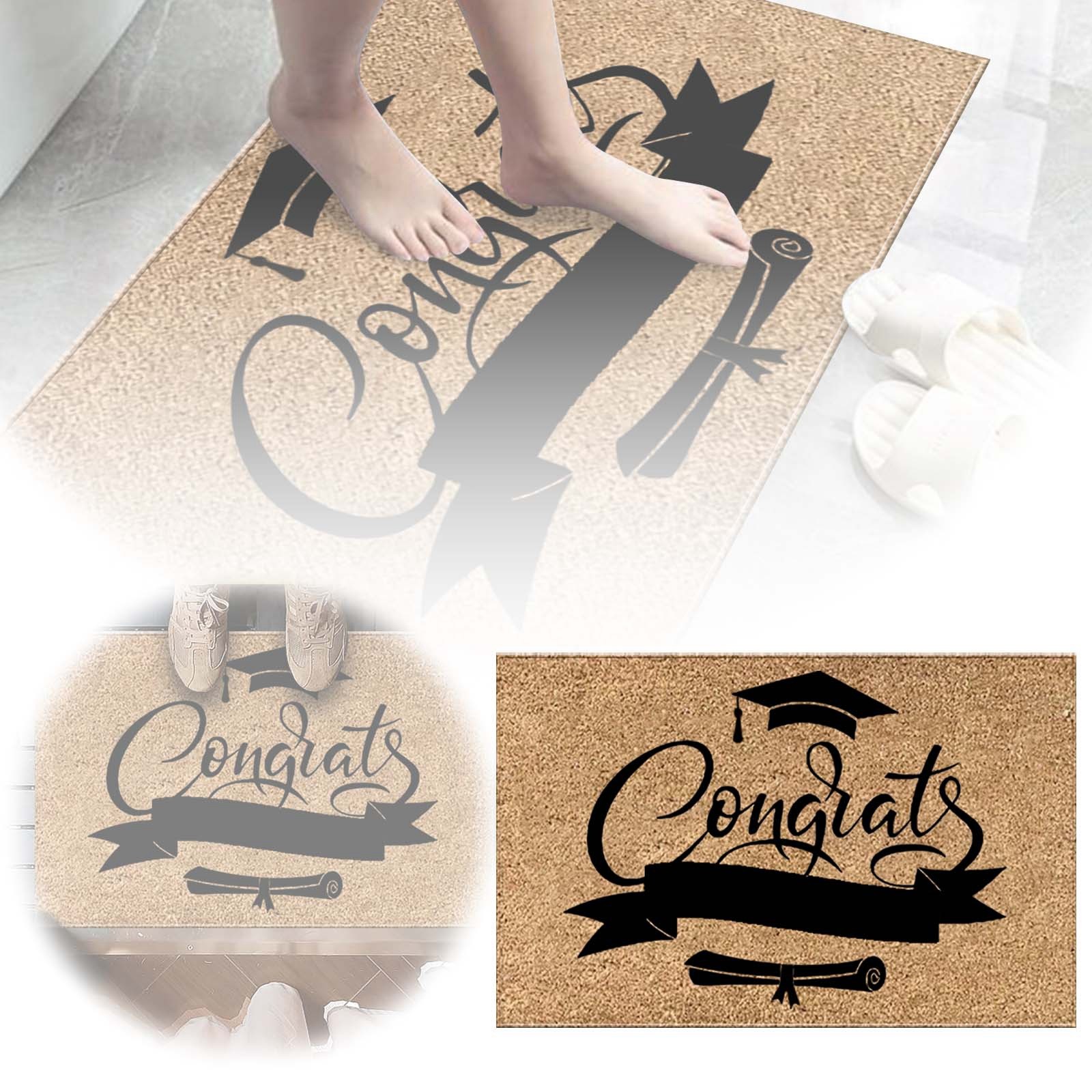 2024 Graduation Door Mat Welcome Door Mats For Front Home Entrance ...