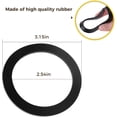 thumbnail image 3 of DRELD 4 Leaf Blender Blade Cutter with Rubber Seal Gasket Compatible with KitchenAid 4KSB5BK4 4KSB5BU4, Replaces for AP6013699 9704267 9704291 9706716 PS11746926, 3 of 7