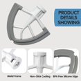 thumbnail image 2 of Flex Edge Beater For KitchenAid 4.5-5 Quart Tilt-Head Stand Mixers, Non-Stick Coated Blade Beater with Both-Sides Flexible Silicone Edges Bowl Scraper, Mixer Accessories Paddle Attachment, 2 of 6