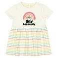 thumbnail image 3 of Inktastic Tiny but Mighty Rainbow Nicu Girls Baby Dress, 3 of 5