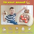 thumbnail image 4 of Juegos portátiles de burbujas de empuje rápido para niños de 6 a 12 años, juguetes sensoriales para niños de 8 a 12 años, juguetes antiestrés con luz., 4 of 6